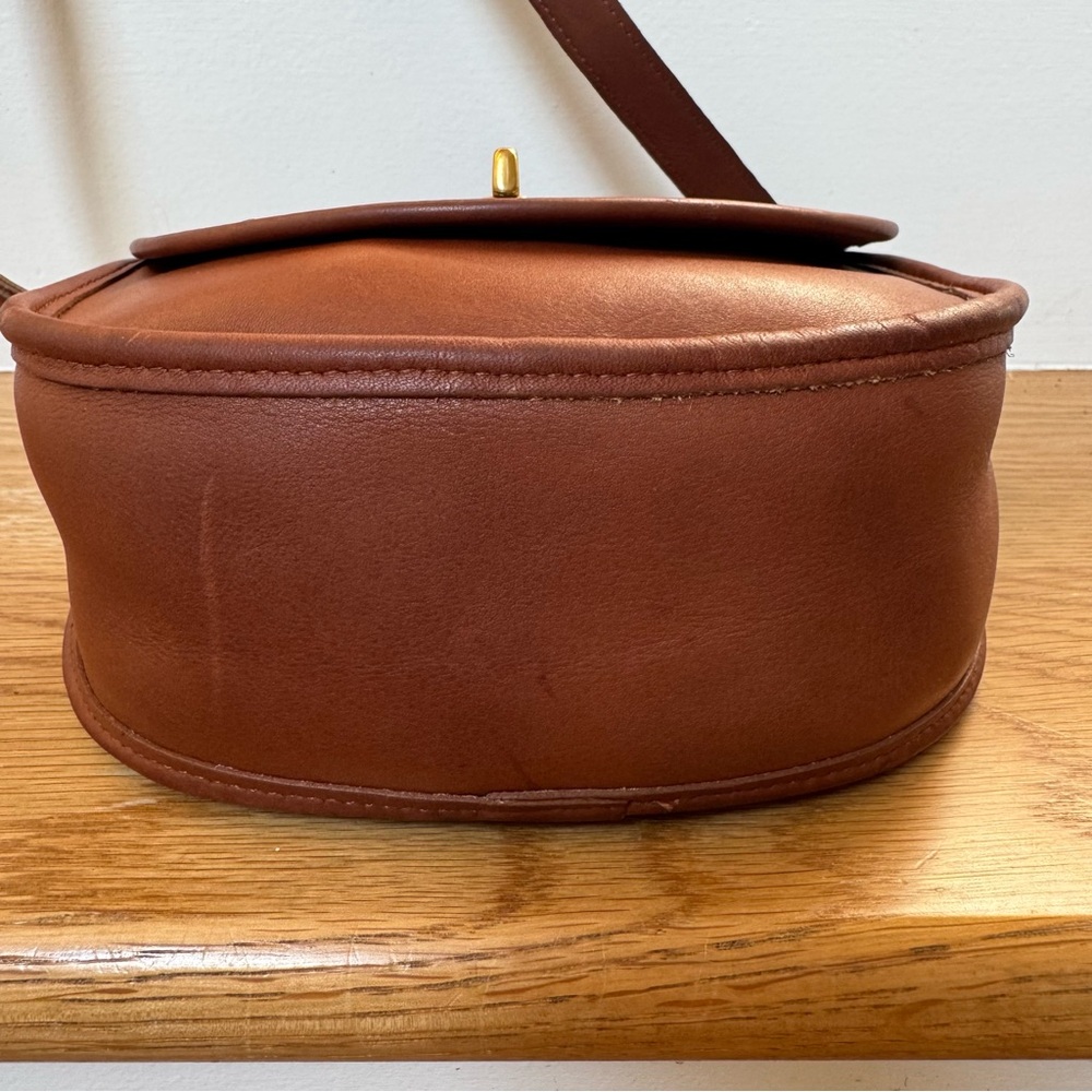 Vintage Coach Watson 9981 British Tan Leather Crossbody Bag - Picture 10 of 12